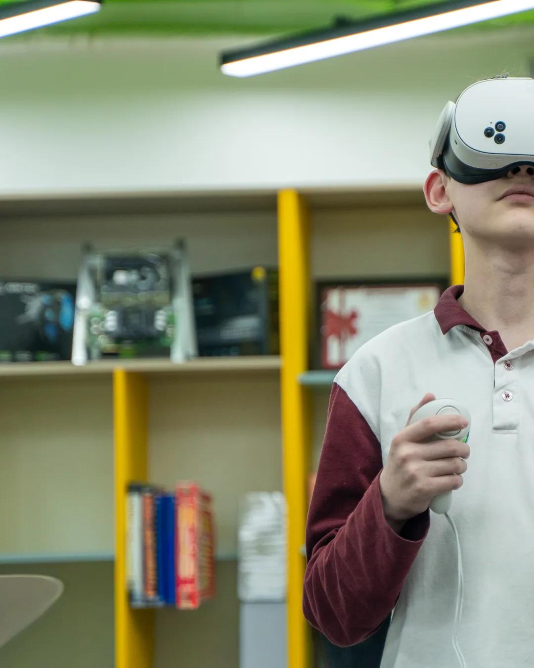 Занятие в VR-лаборатории